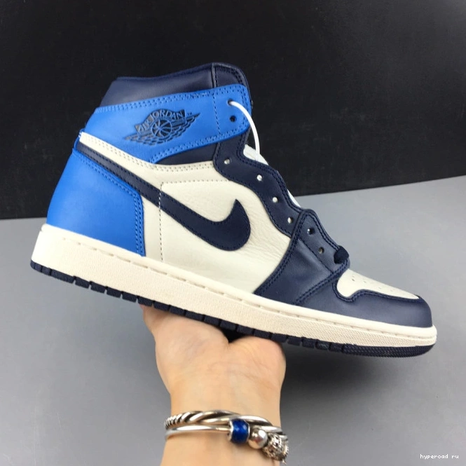 Jordan Retro 1 High OG 555088-140 Obsidian Air 1217